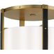 Chelsea 4 Light 20 inch Soft Brass Semi Flush Ceiling Light